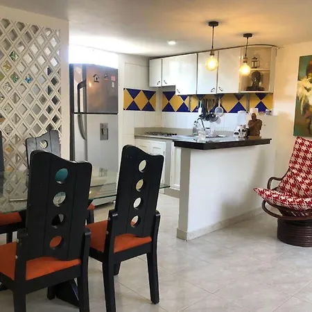 2cp1-c Duplex In With Air Conditioning And Wifi * Cartagena